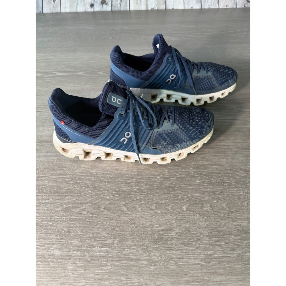 On Cloudflyer Blue Running Shoes Mens Size 10 Swiss Engineering Sneakers - Picture 4 of 15
